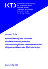 Buchcover Quantifizierung der visuellen Größenkodierung und des Informationsgehalts zweidimensionaler Objekte auf Basis der Blicki