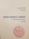 Buchcover Ernst Moritz Arndt. Ein bibliographisches Handbuch 1769-1969