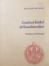 Buchcover Gottfried Kinkel als Kunsthistoriker. Darstellung und Briefwechsel