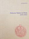 Buchcover Politische Wahlen in Bonn 1919-1939