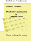 Buchcover Deutsche Grammatik in Lernschritten