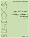 Buchcover Sonatine für Altsaxophon und Klavier
