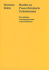 Buchcover Studien zu Franz Schuberts Orchestersatz