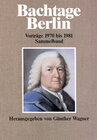 Buchcover Bachtage Berlin