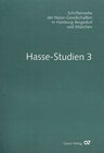 Buchcover Hasse-Studien / Hasse-Studien 3
