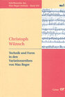Buchcover Technik und Form in den Variationsreihen von Max Reger