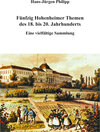 Buchcover Fünfzig Hohenheimer Themen des 18. bis 20. Jhd.