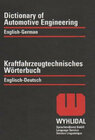 Buchcover Kraftfahrzeugtechnisches Wörterbuch /Dictionary of Automotive Engineering