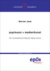 Buchcover pop/music + medien/kunst