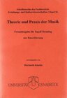 Buchcover Theorie und Praxis der Musik