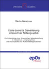 Buchcover Code-basierte Generierung interaktiver Notengraphik