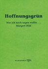 Buchcover Hoffnungsgrün