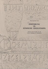 Buchcover Einführung in römische Ziegelstempel