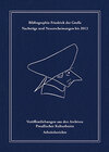 Buchcover Bibliographie Friedrich der Große