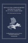 Buchcover Quellen zur Landesgeschichte der Provinz Sachsen im 19. und 20. Jh.