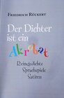 Buchcover "Der Dichter ist ein Akrobat"