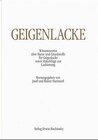 Buchcover Geigenlacke