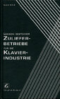 Buchcover Lexikon deutscher Zulieferbetriebe für die Klavierindustrie