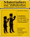 Buchcover Ländliche Lesekultur im 18. und 19. Jahrhundert