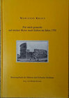 Buchcover Für mich gemerkt auf meiner Reise nach Italien 1791