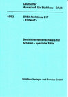 Buchcover DASt-Richtlinie 017. Entwurf