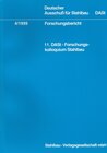Buchcover DASt-Forschungskolloquium Stahlbau (11.)