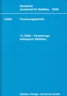 Buchcover DASt-Forschungskolloquium Stahlbau (14.)