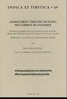 Buchcover Lehrschrift über die zwanzig Präverbien im Sanskrit