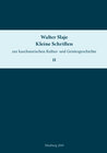 Buchcover Kleine Schriften zur kaschmirischen Kultur- und Geistesgeschichte. Band 2