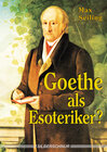 Buchcover Goethe als Esoteriker