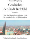 Buchcover Geschichte der Stadt Bielefeld