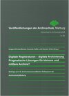 Buchcover Digitale Registraturen - digitale Archivierung