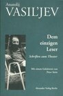 Buchcover Dem einzigen Leser