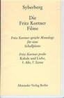 Buchcover Fritz Kortner Filme