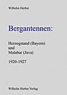 Buchcover Bergantennen: Herzogstand (Bayern) und Malabar (Java) 1920-1927