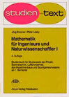Buchcover Mathematik für Ingenieure und Naturwissenschaftler. Studienbuch für...