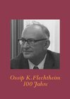 Buchcover Ossip K. Flechtheim 100 Jahre