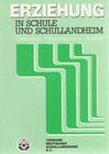 Buchcover Erziehung in Schule und Schullandheim