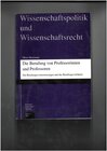 Buchcover Die Berufung von Professorinnen und Professoren - Berufungsvoraussetzungen und Berufungsverfahren