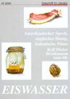 Buchcover Amerikanischer Speck, englischer Honig, italienische Nüsse