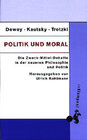 Buchcover Politik und Moral