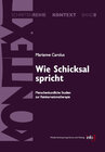 Buchcover Wie Schicksal spricht