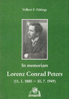 Buchcover L. C. Peters in memoriam