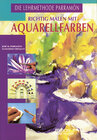 Buchcover Richtig malen mit Aquarellfarben
