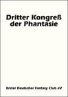 Buchcover Dritter Kongress der Phantasie