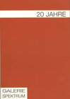 Buchcover 20 Jahre Galerie Spektrum