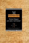 Buchcover Richard Wagner und seine "Lehrmeister"