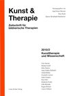 Buchcover Kunsttherapie und Wissenschaft