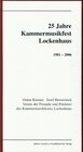Buchcover 25 Jahre Kammermusikfest Lockhaus 1981-2006