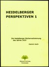 Buchcover Die Heidelberger Büchervebrennung des Jahres 1933